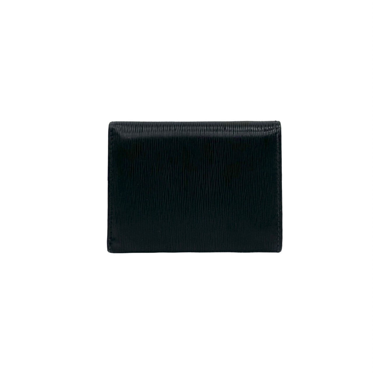PRADA Tri-fold wallet leather black