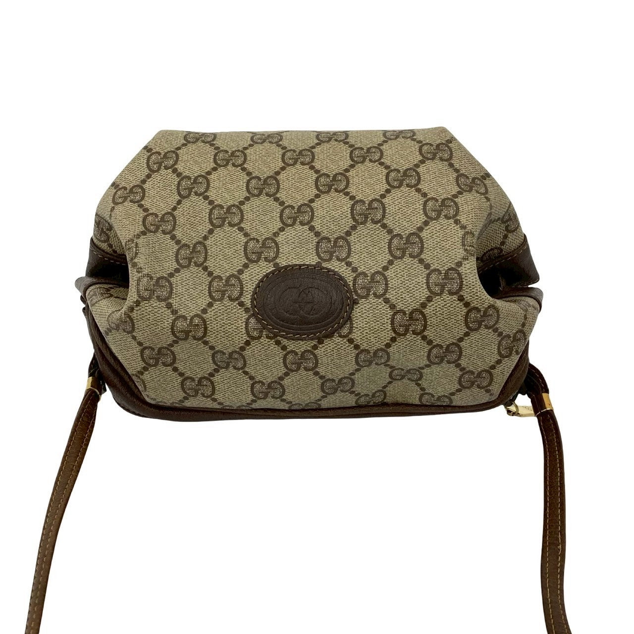 GUCCI Shoulder Bag leather Brown