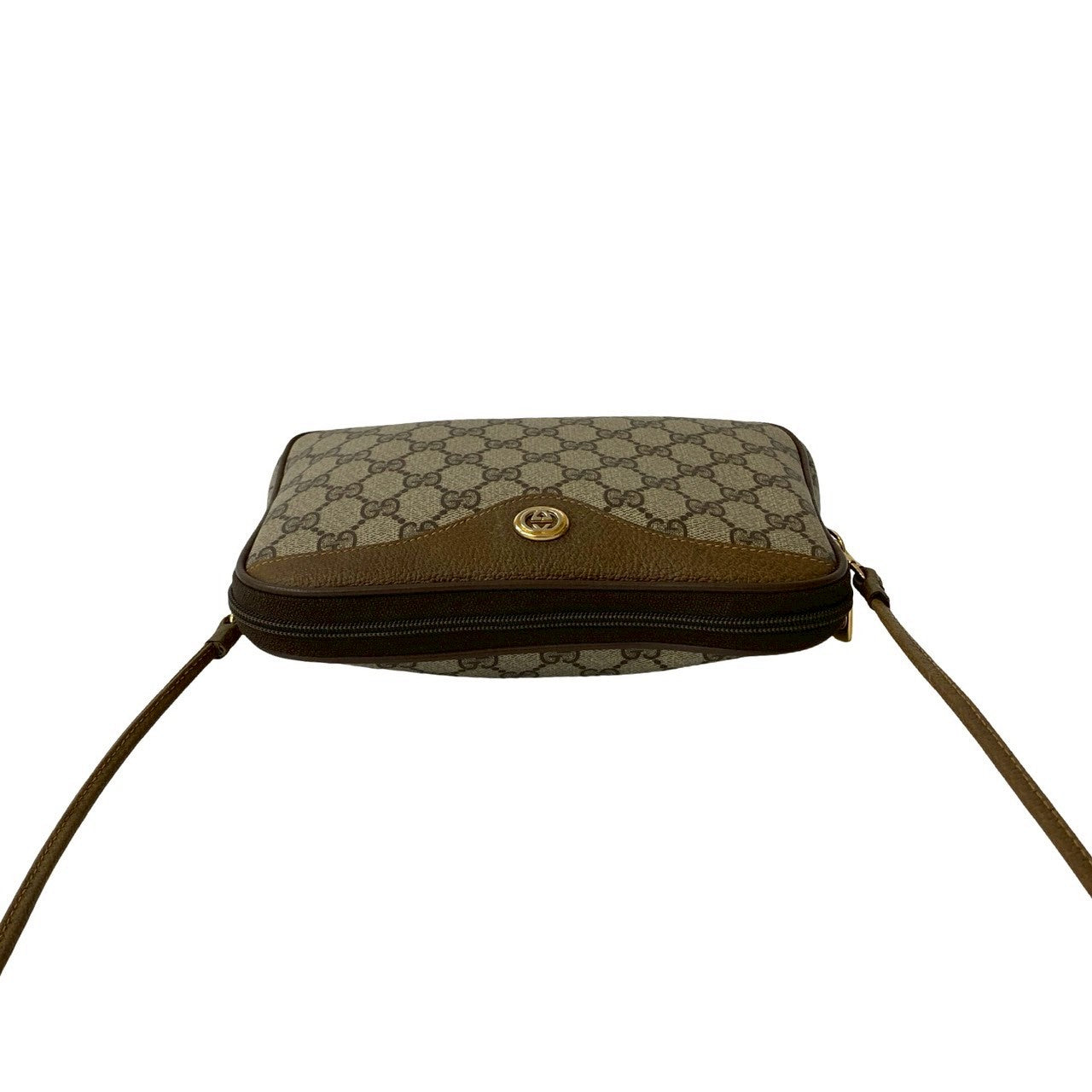 GUCCI Shoulder Bag leather Brown