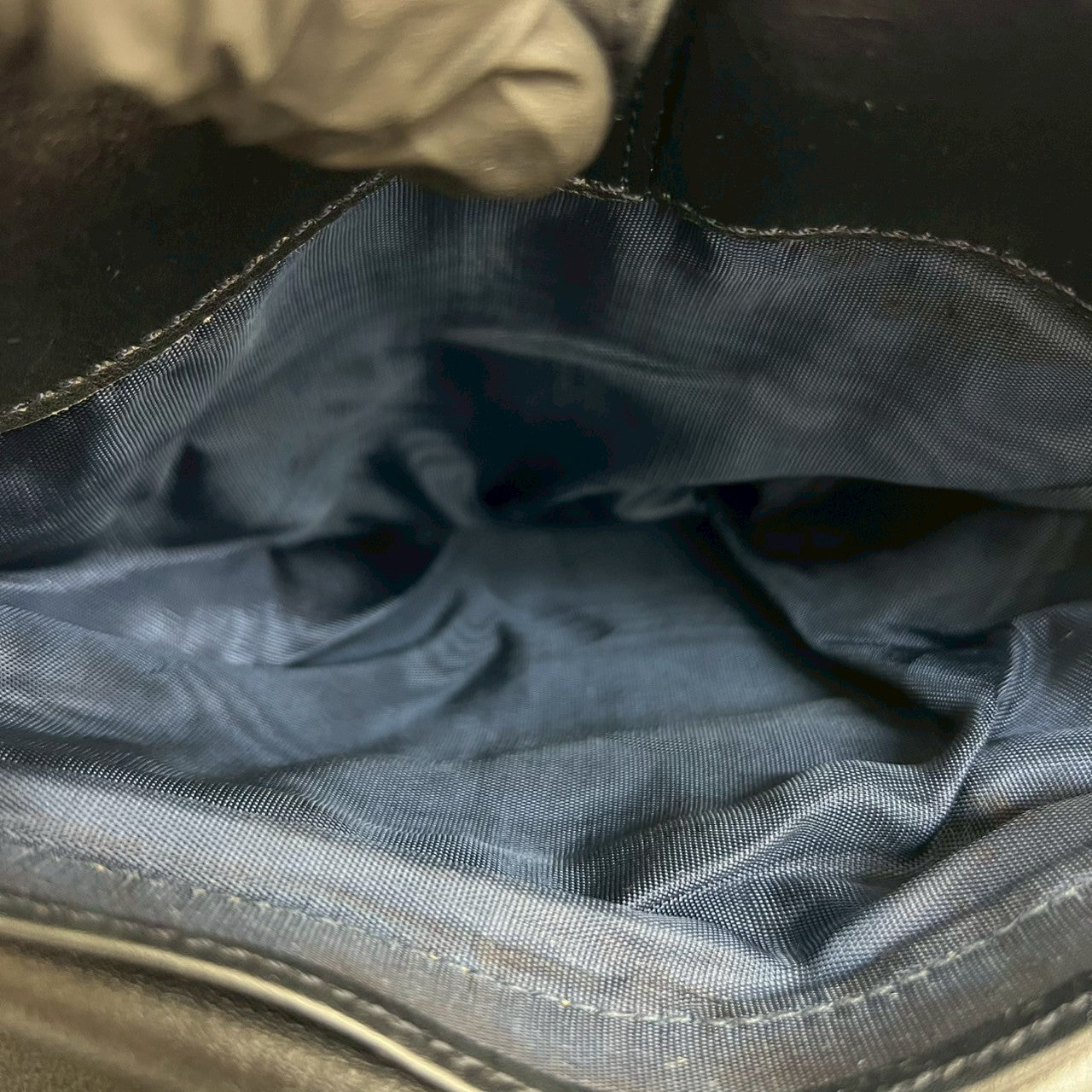 CELINE Handbag leather Navy