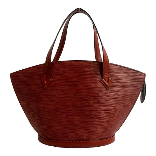 LOUIS VUITTON Handbag leather Brown Epi Sun jack