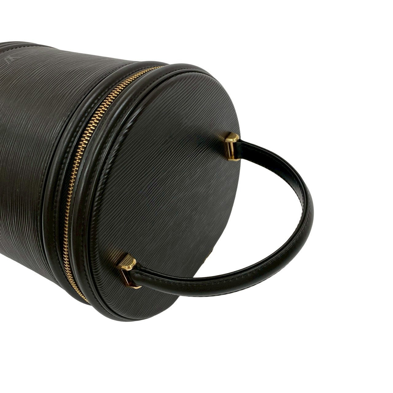 LOUIS VUITTON Handbag leather black Epi