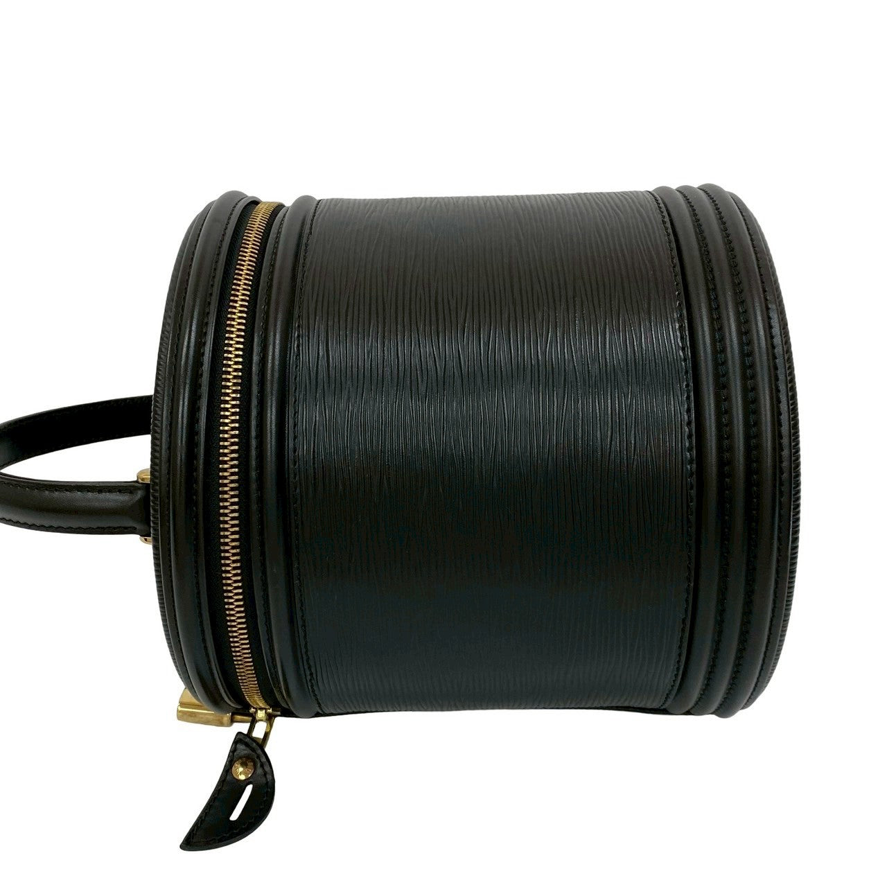 LOUIS VUITTON Handbag leather black Epi