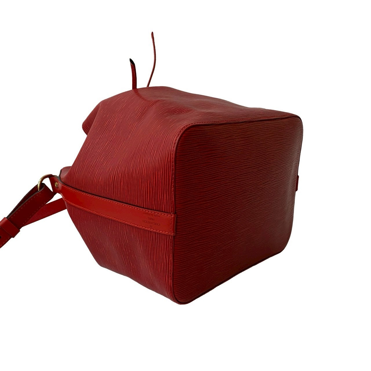 LOUIS VUITTON Shoulder Bag leather Red Epi Petit Noe