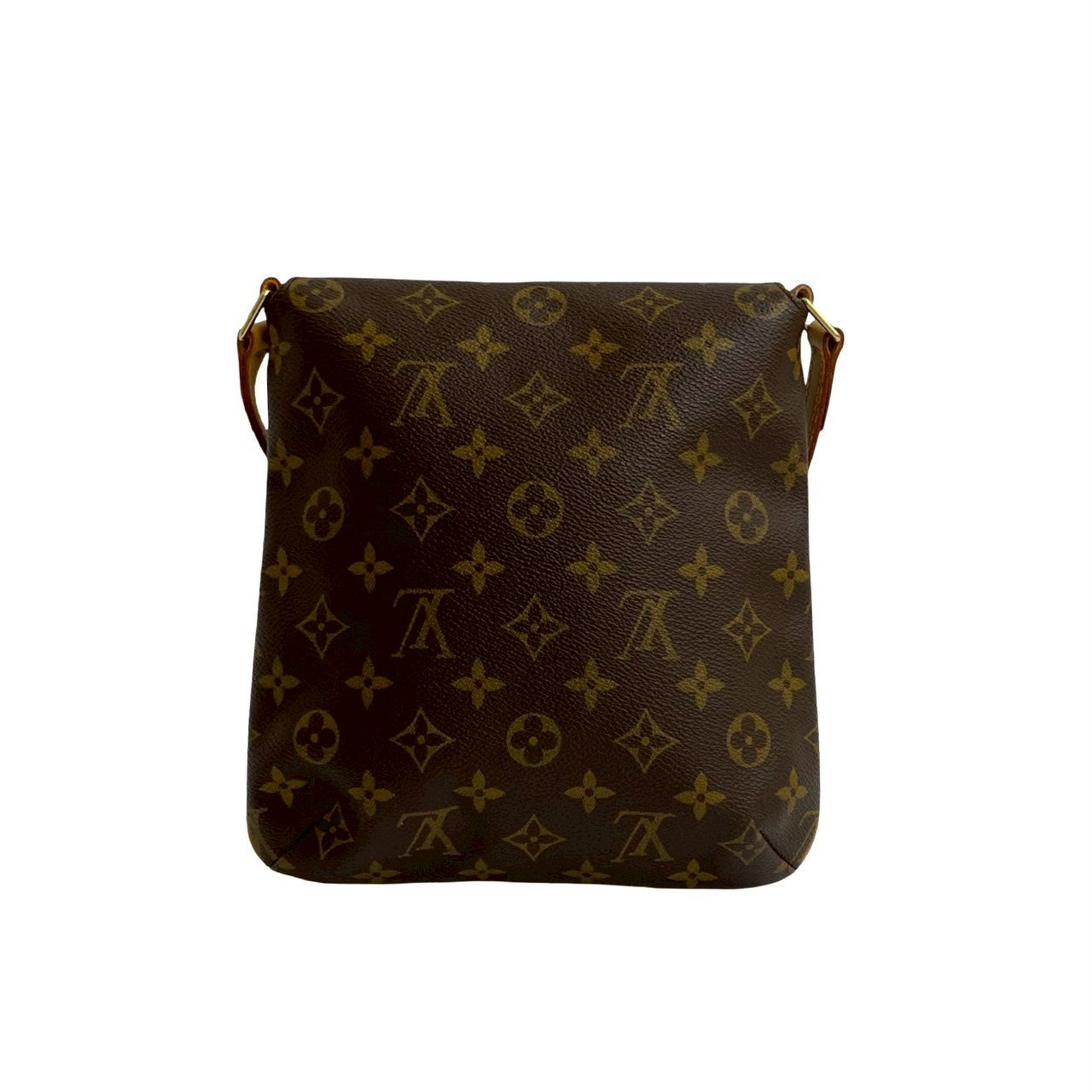LOUIS VUITTON Shoulder Bag leather Brown Monogram Musette Salsa