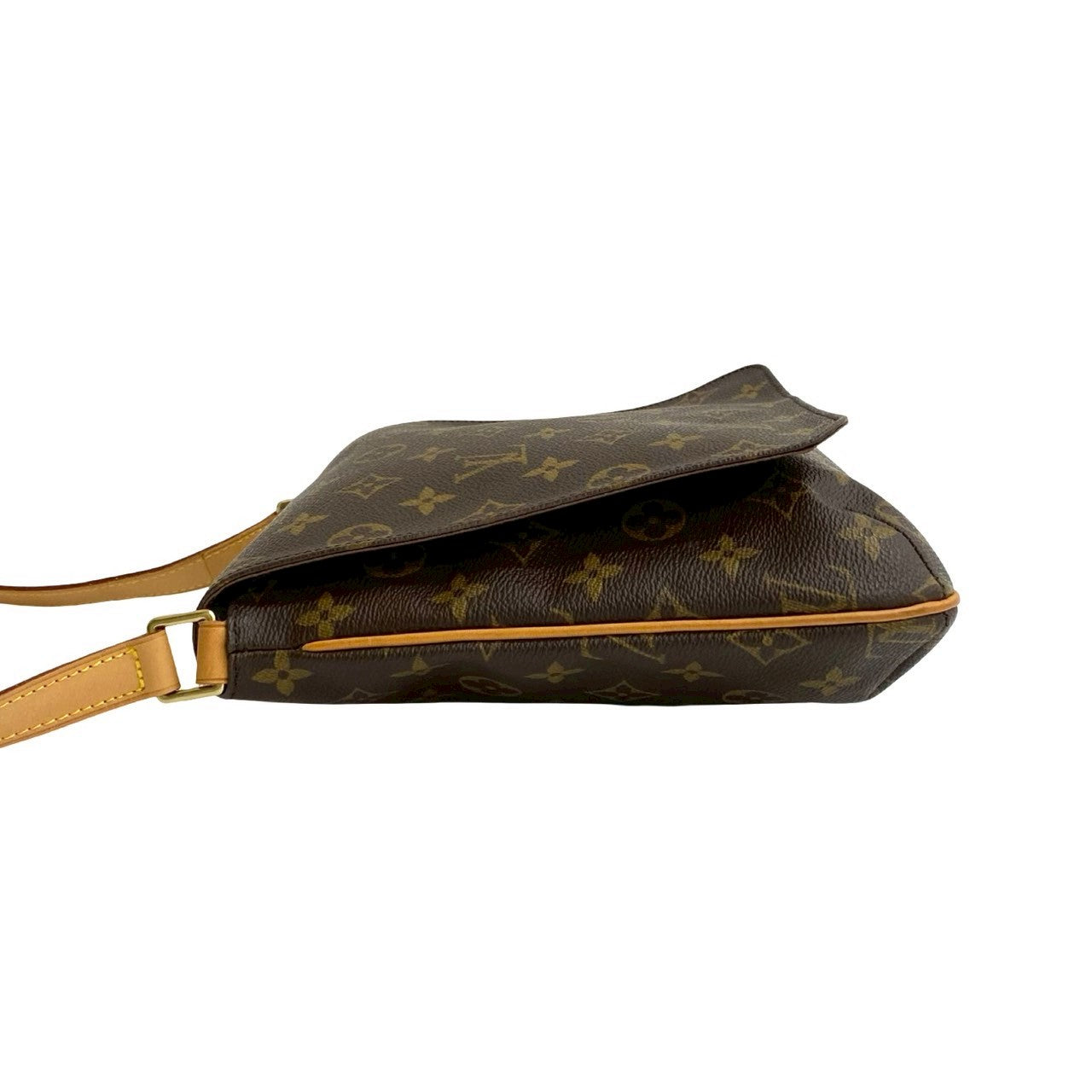 LOUIS VUITTON Shoulder Bag leather Brown Monogram Musette Salsa