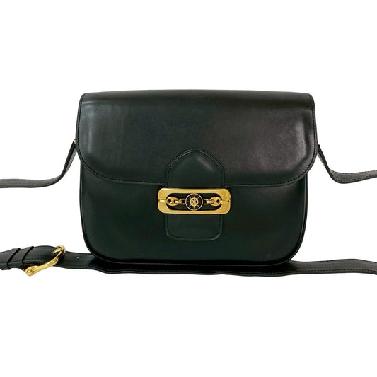 CELINE Shoulder Bag leather black