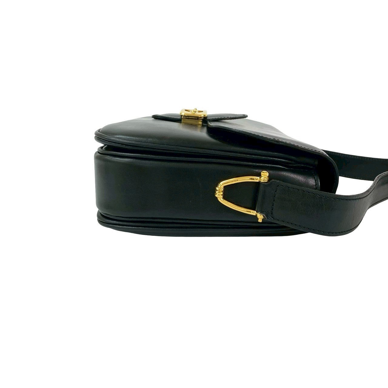 CELINE Shoulder Bag leather black