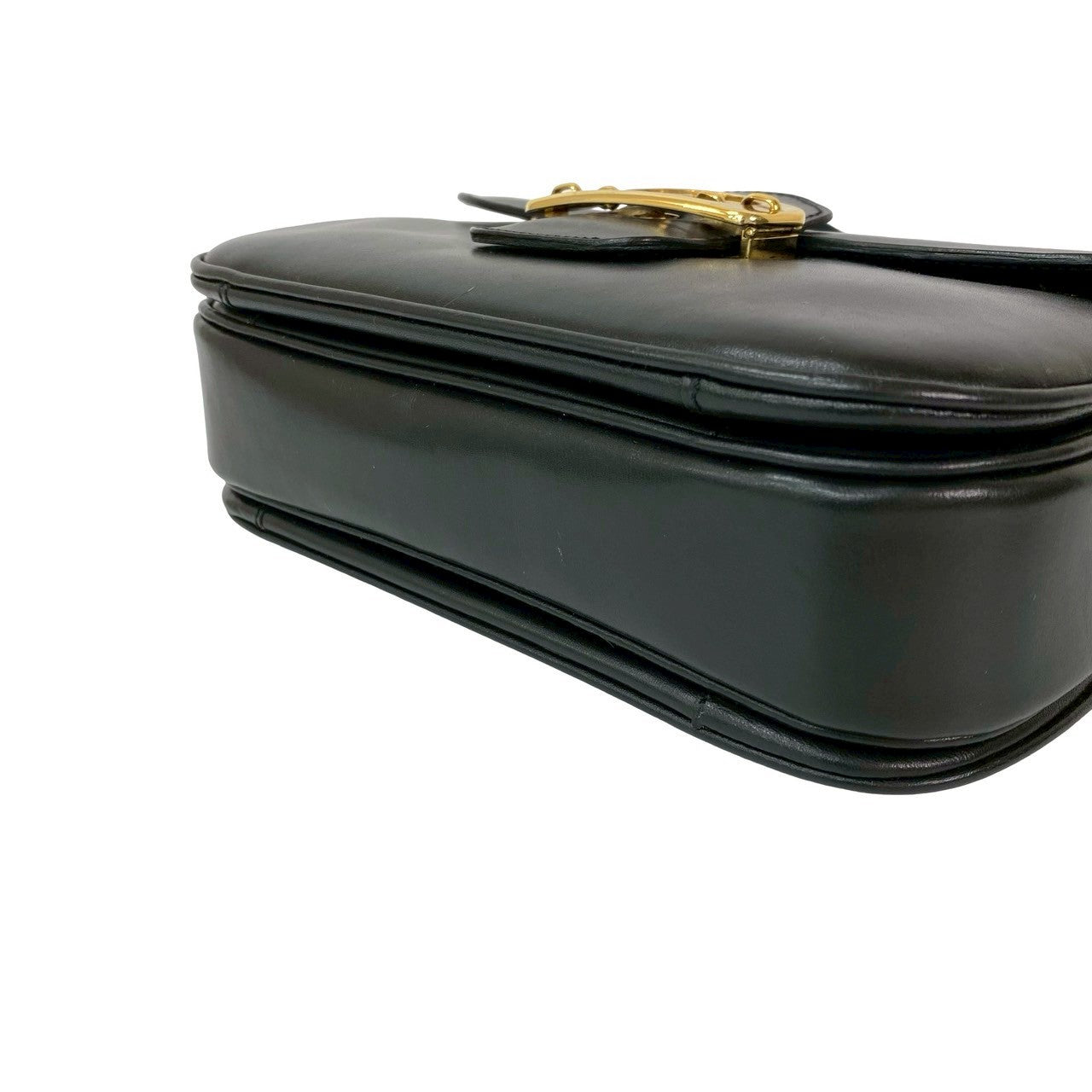 CELINE Shoulder Bag leather black