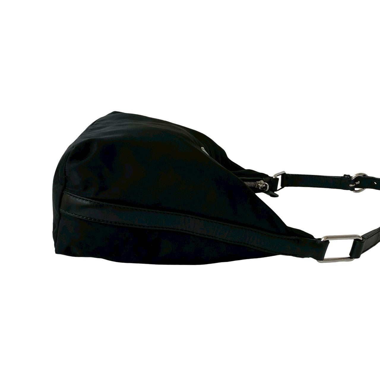 PRADA Shoulder Bag leather black