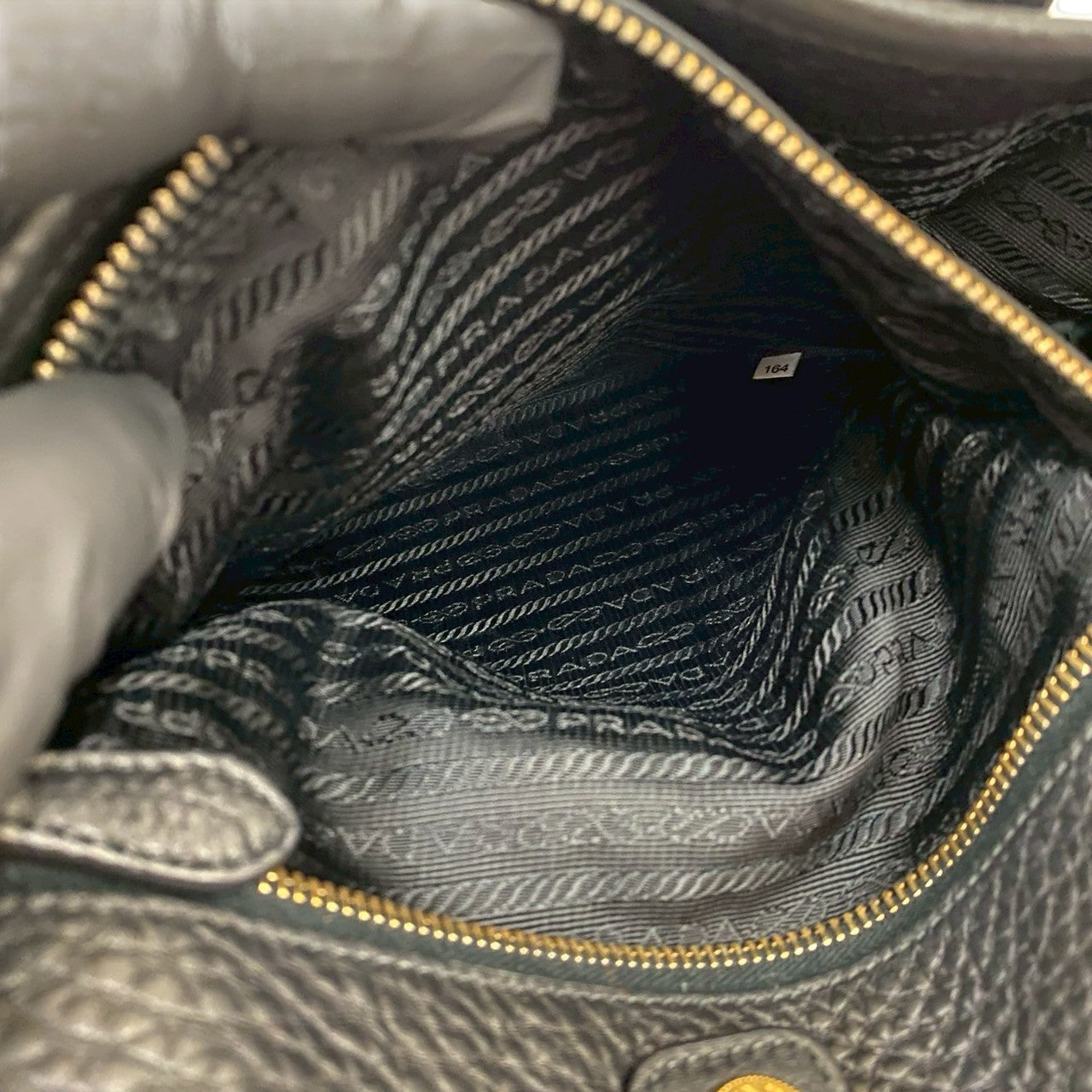 PRADA Shoulder Bag Nylon black