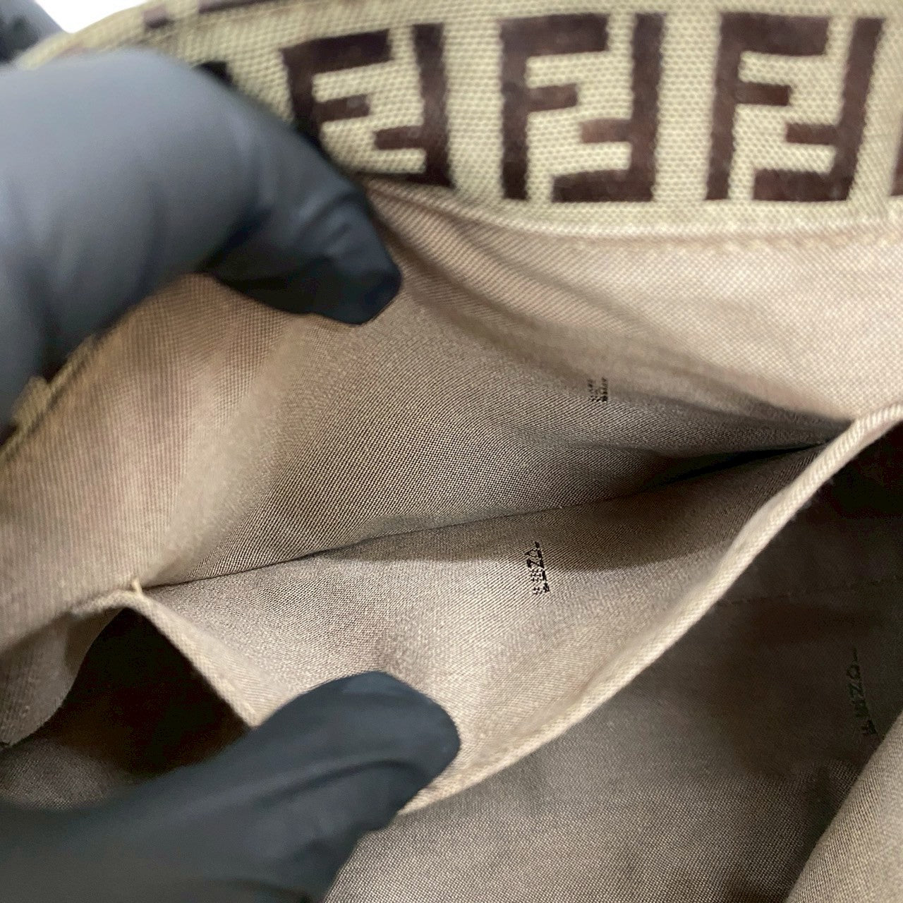 FENDI Shoulder Bag leather Brown
