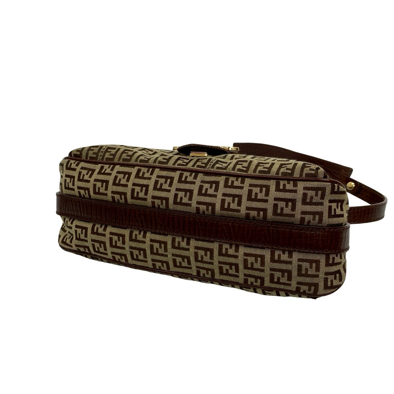 FENDI Shoulder Bag leather Brown