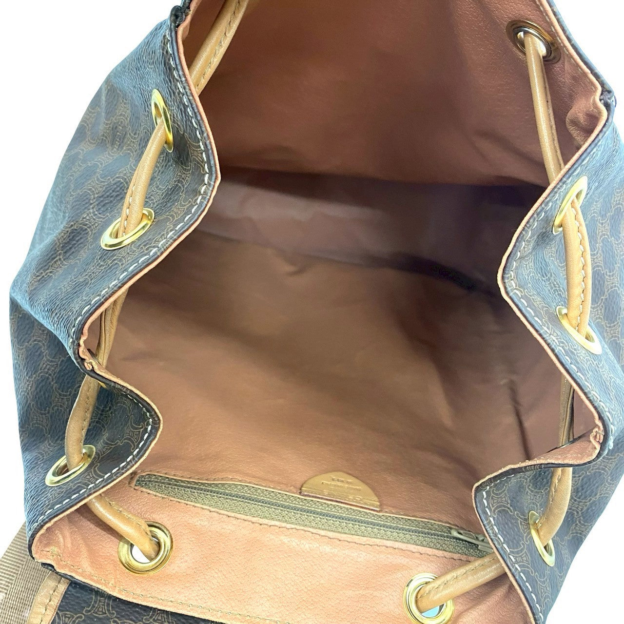 CELINE Backpack leather Brown