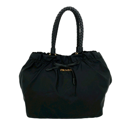 PRADA Handbag Nylon black