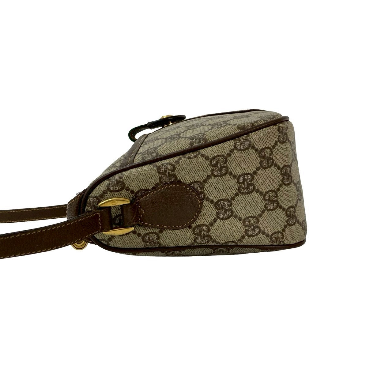 GUCCI Shoulder Bag leather Brown Sherry line