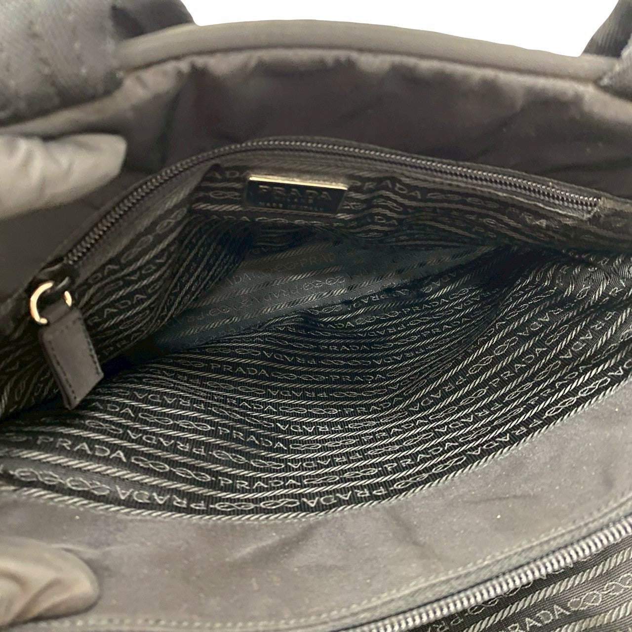 PRADA Tote Bag Nylon black