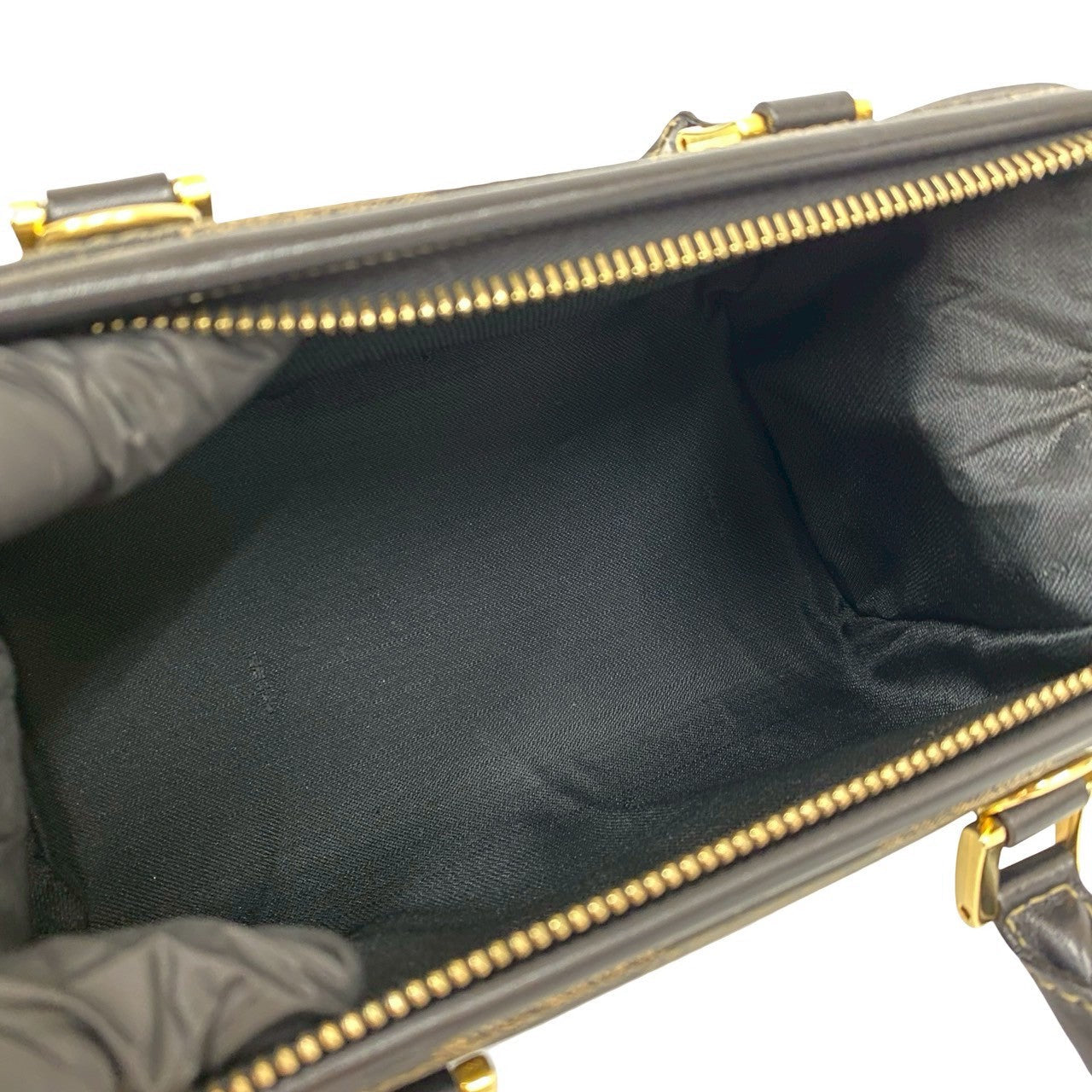 FENDI Handbag leather Brown