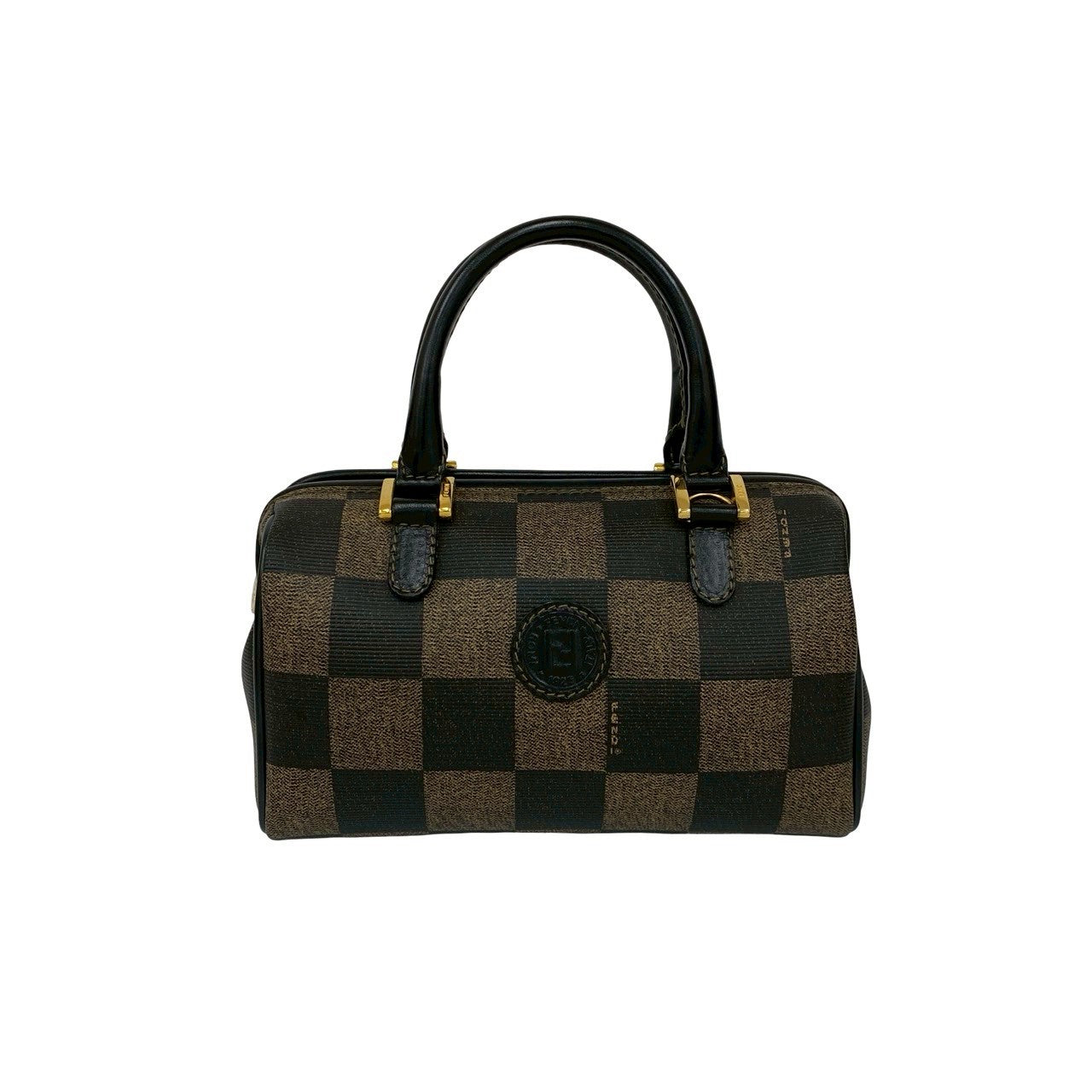 FENDI Handbag leather Brown