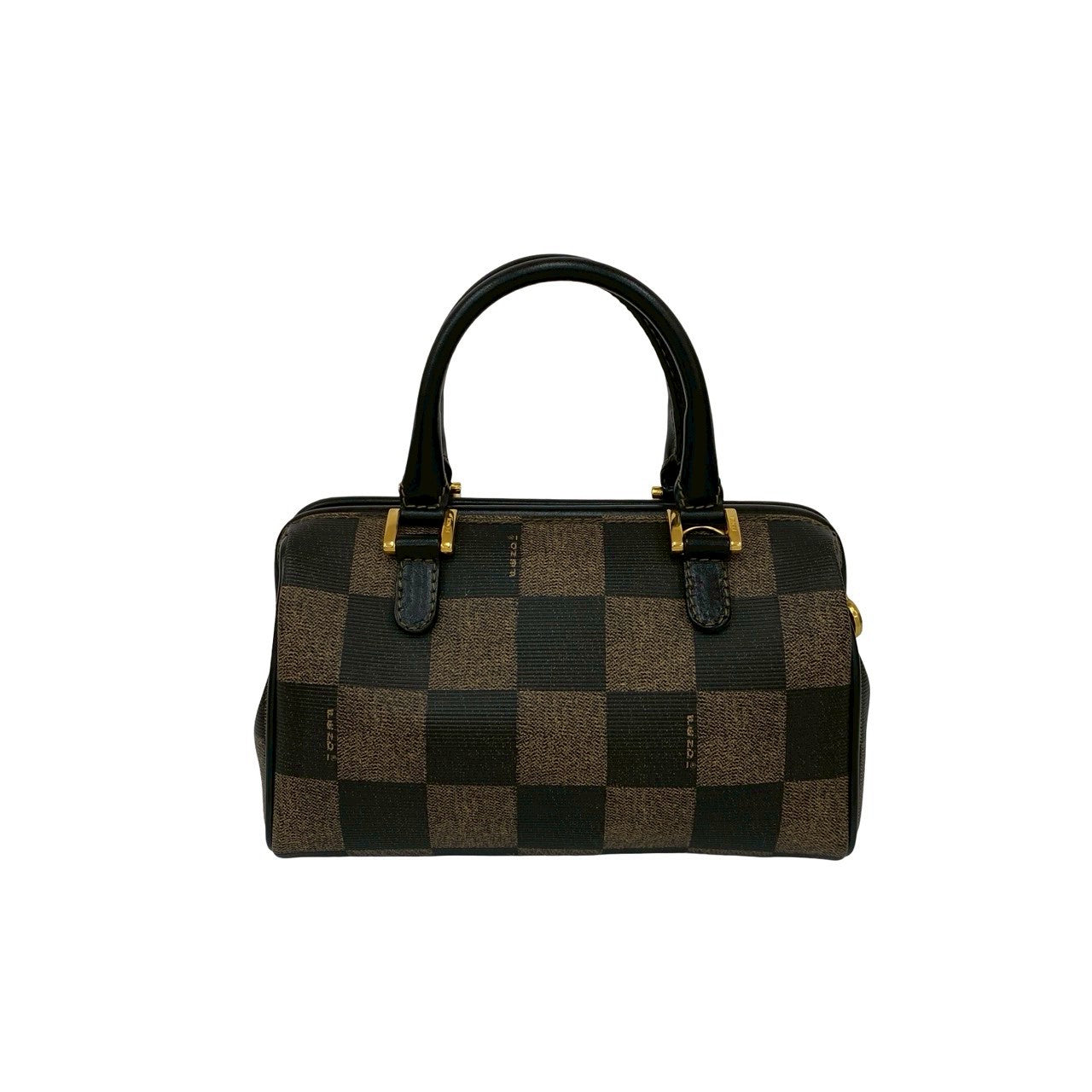 FENDI Handbag leather Brown