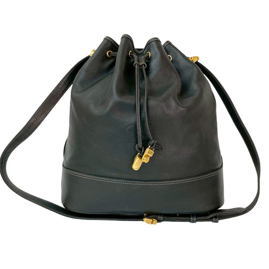 LOEWE Shoulder Bag leather black