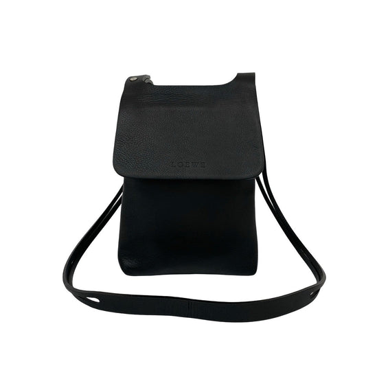 LOEWE Shoulder Bag leather black