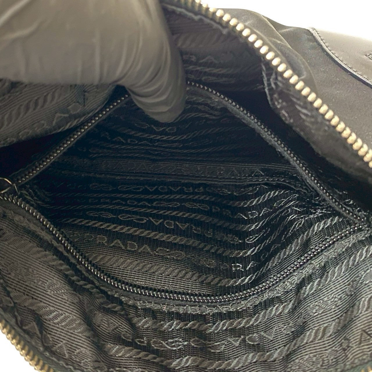 PRADA Shoulder Bag Nylon black