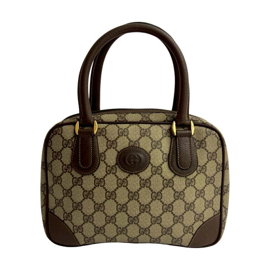 GUCCI Handbag leather Brown
