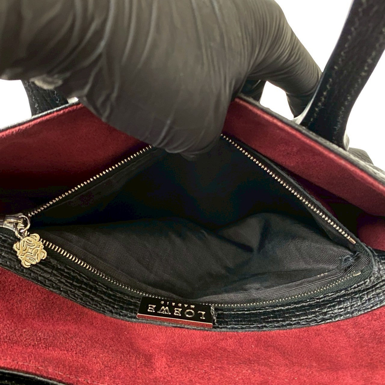 LOEWE Handbag leather black