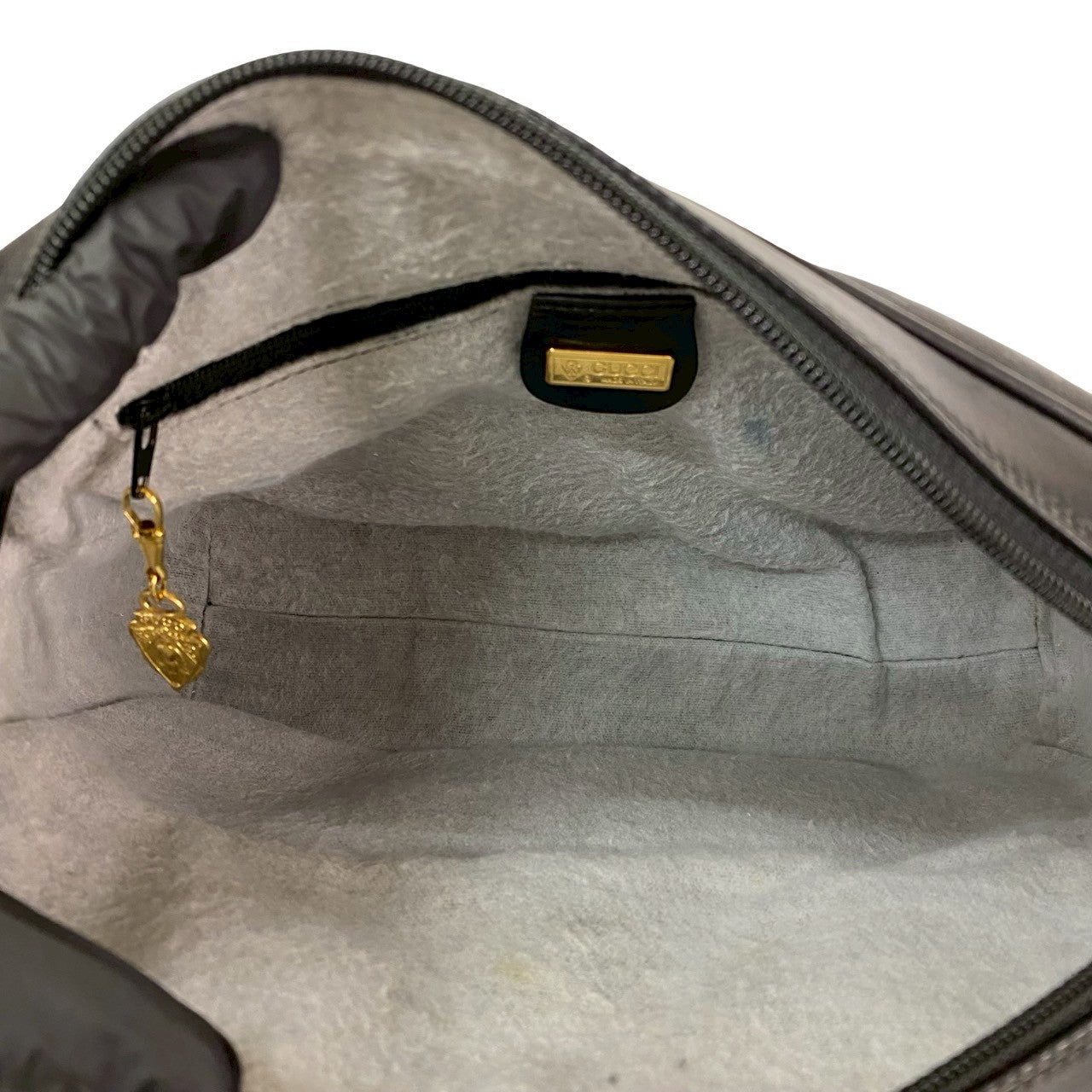 GUCCI Shoulder Bag leather black