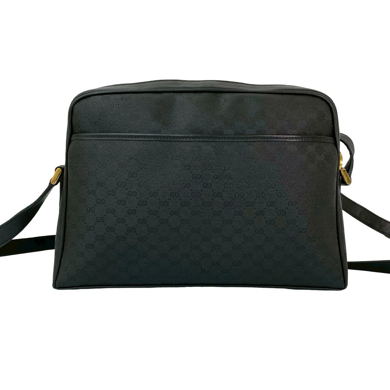 GUCCI Shoulder Bag leather black