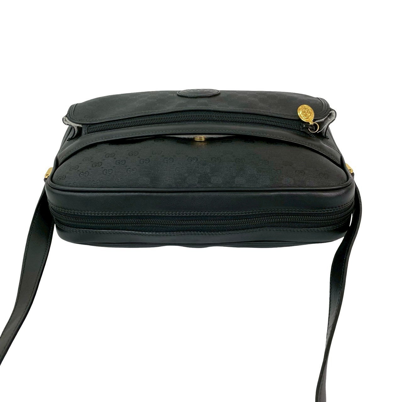 GUCCI Shoulder Bag leather black