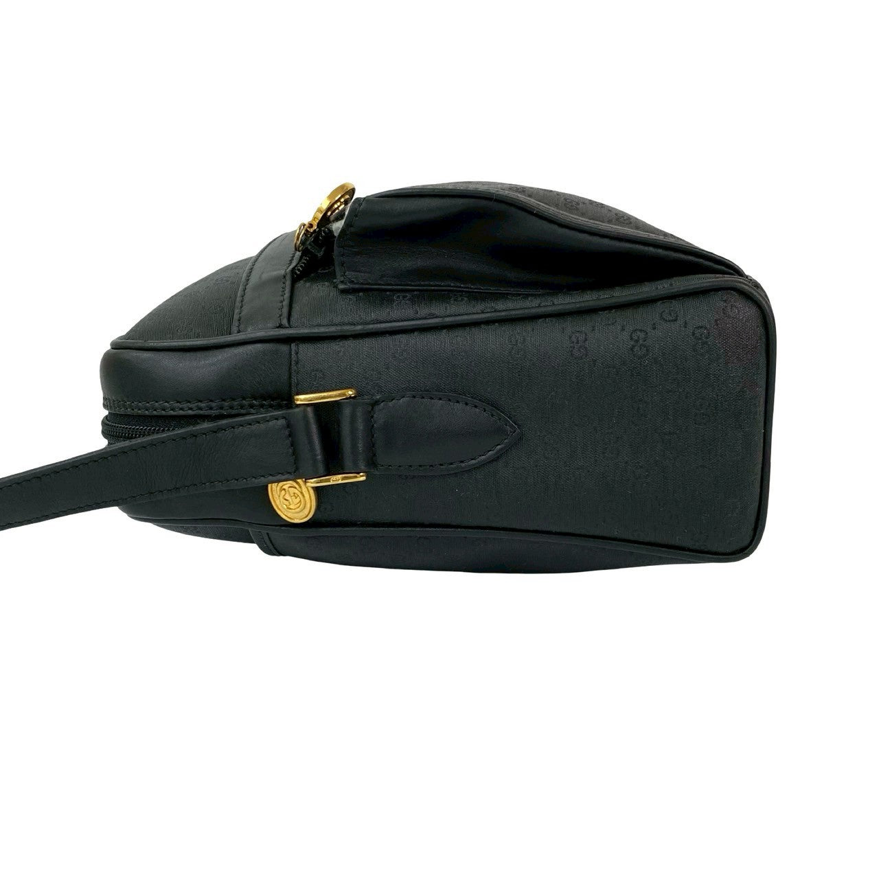 GUCCI Shoulder Bag leather black