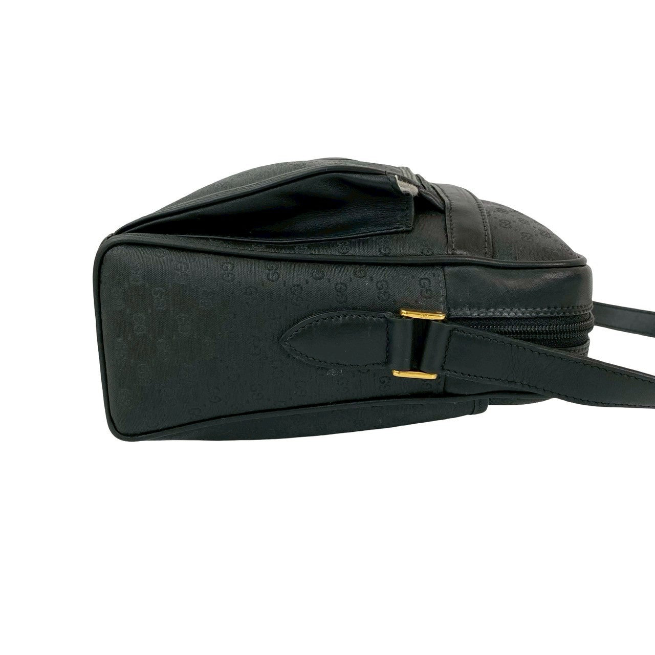 GUCCI Shoulder Bag leather black