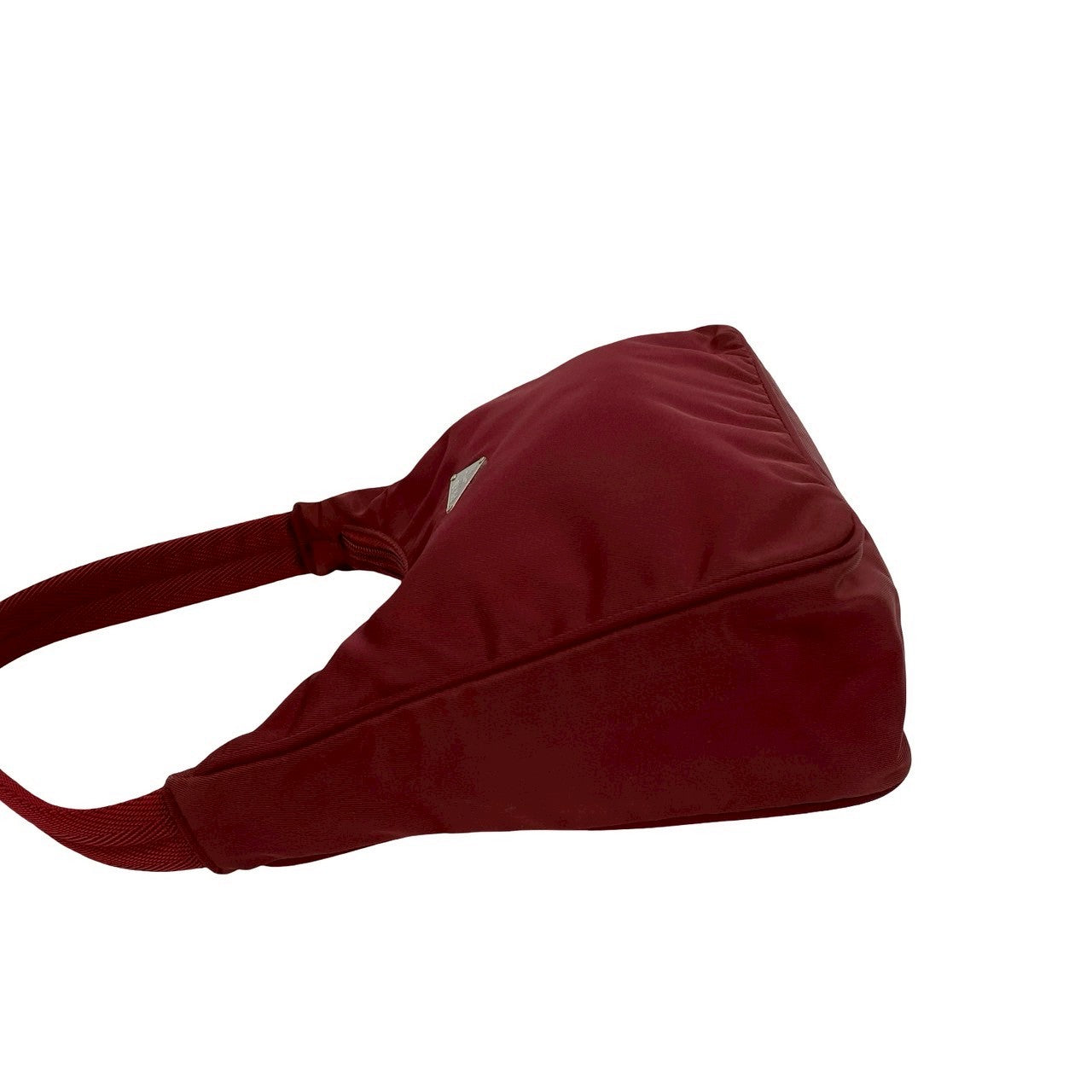 PRADA Handbag Nylon Red