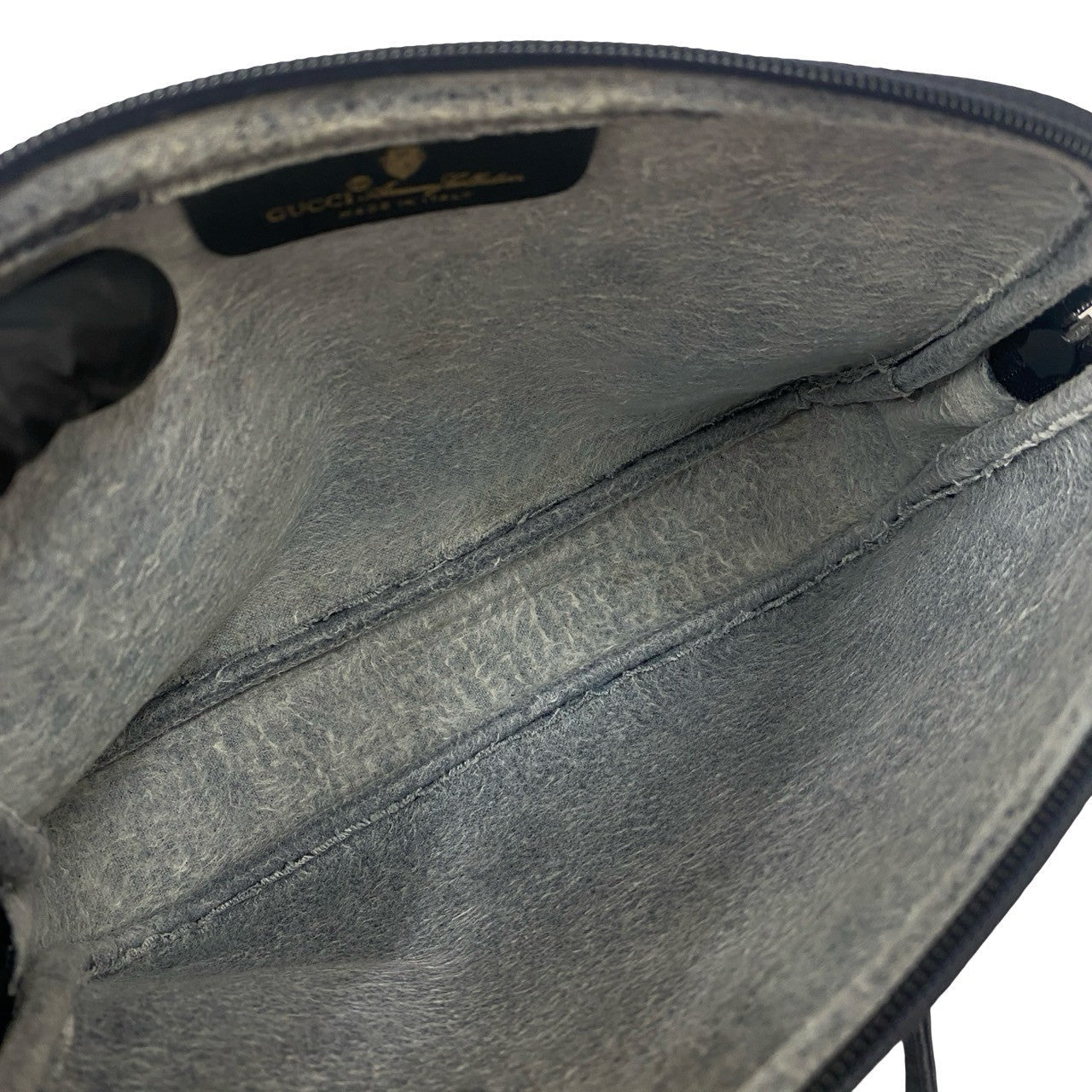 GUCCI Shoulder Bag leather Navy