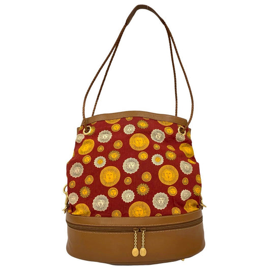 GUCCI Shoulder Bag leather Red