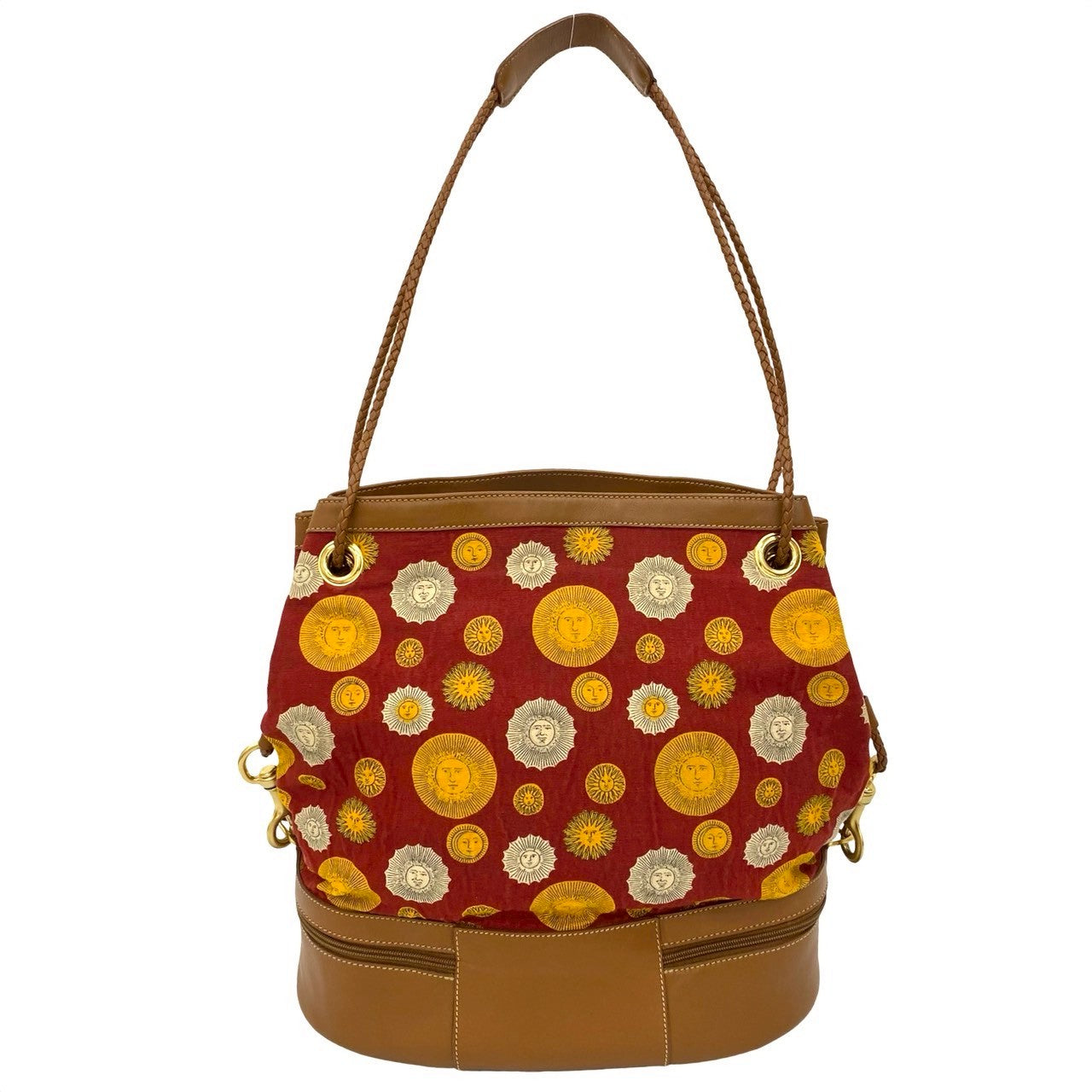 GUCCI Shoulder Bag leather Red