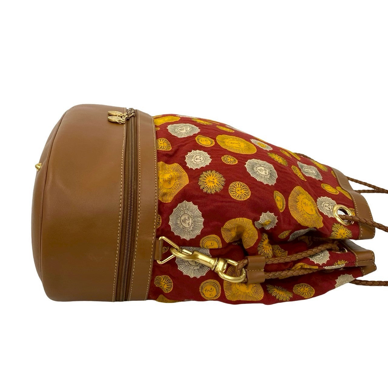 GUCCI Shoulder Bag leather Red