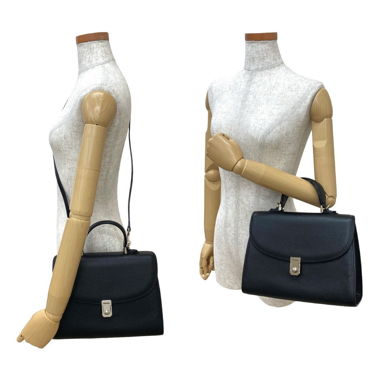 BURBERRY Shoulder Bag leather black