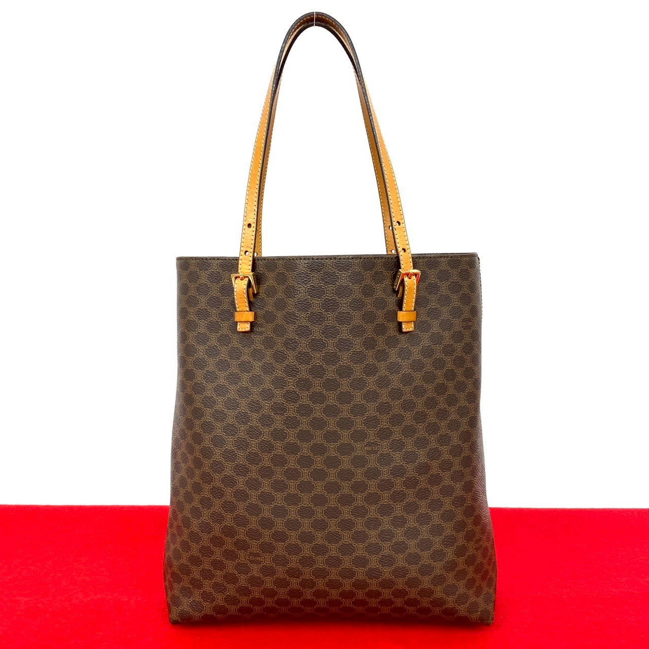 CELINE Tote Bag leather Brown
