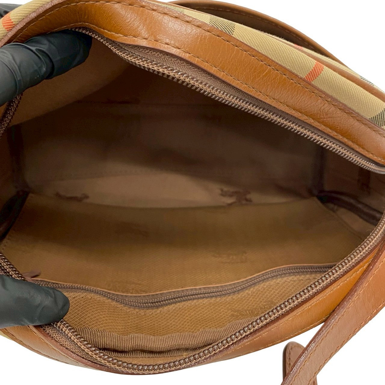 BURBERRY Shoulder Bag canvas Brown