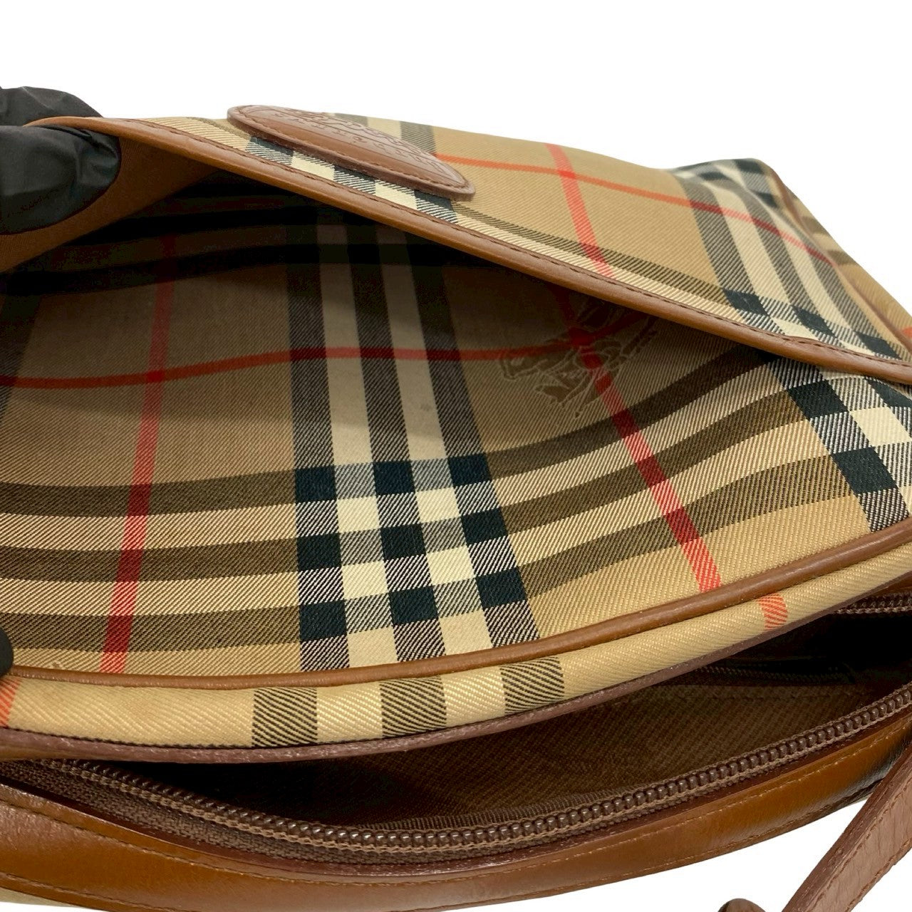 BURBERRY Shoulder Bag canvas Brown