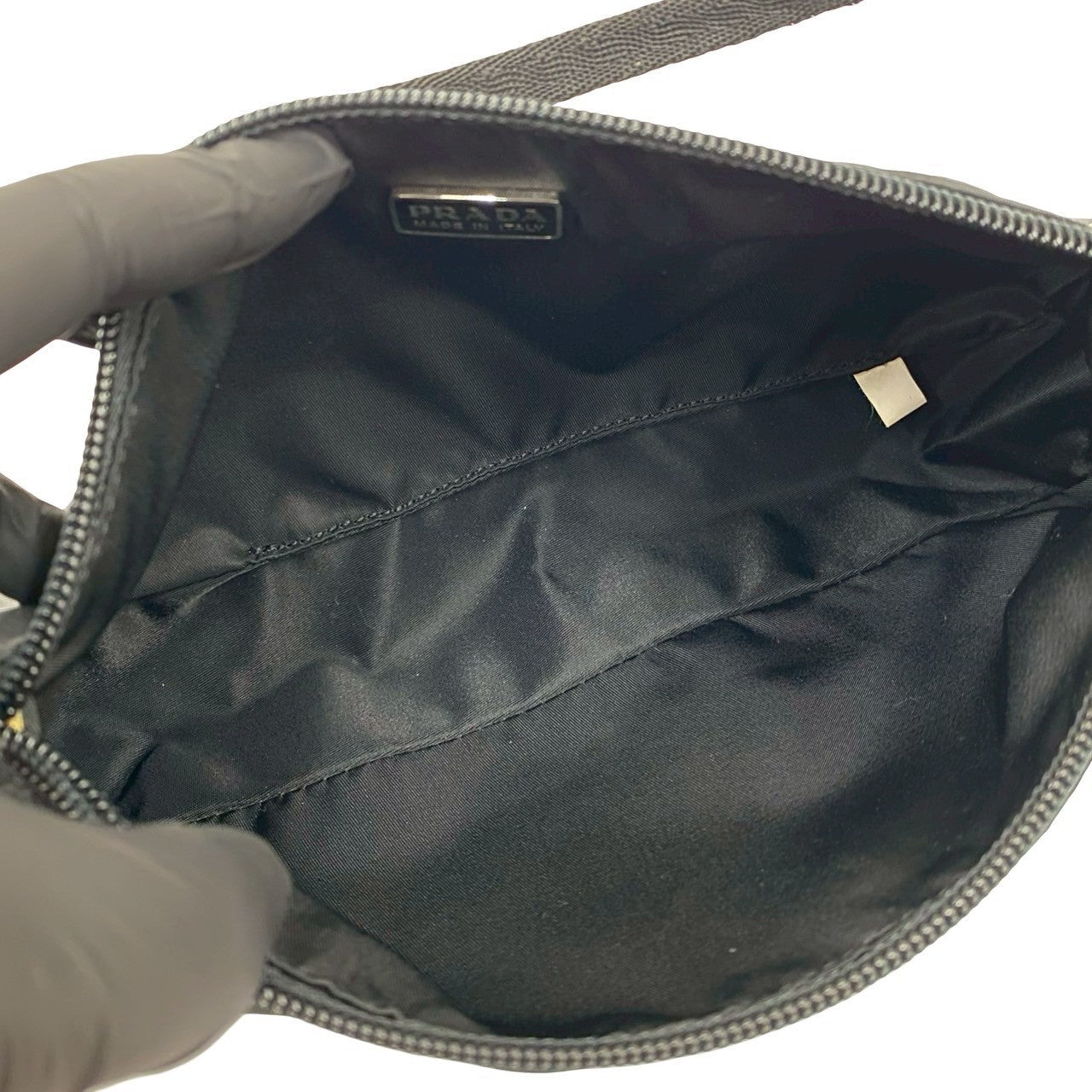 PRADA Handbag Nylon black