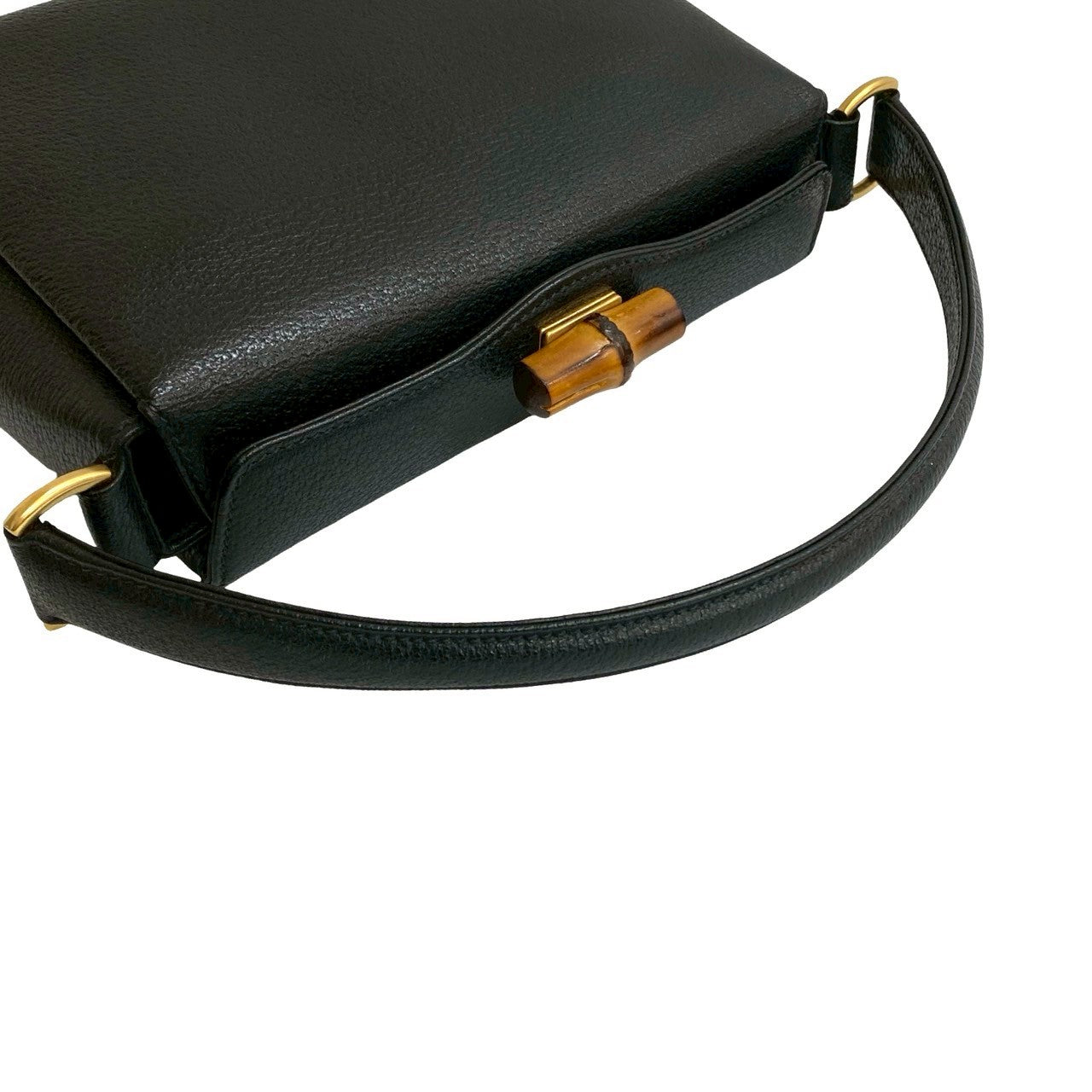 GUCCI Shoulder Bag Bamboo black