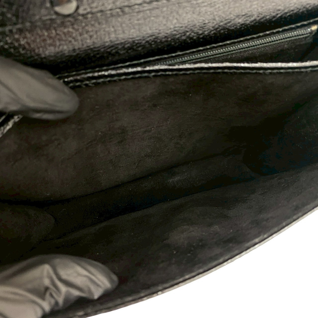 GUCCI Shoulder Bag leather black