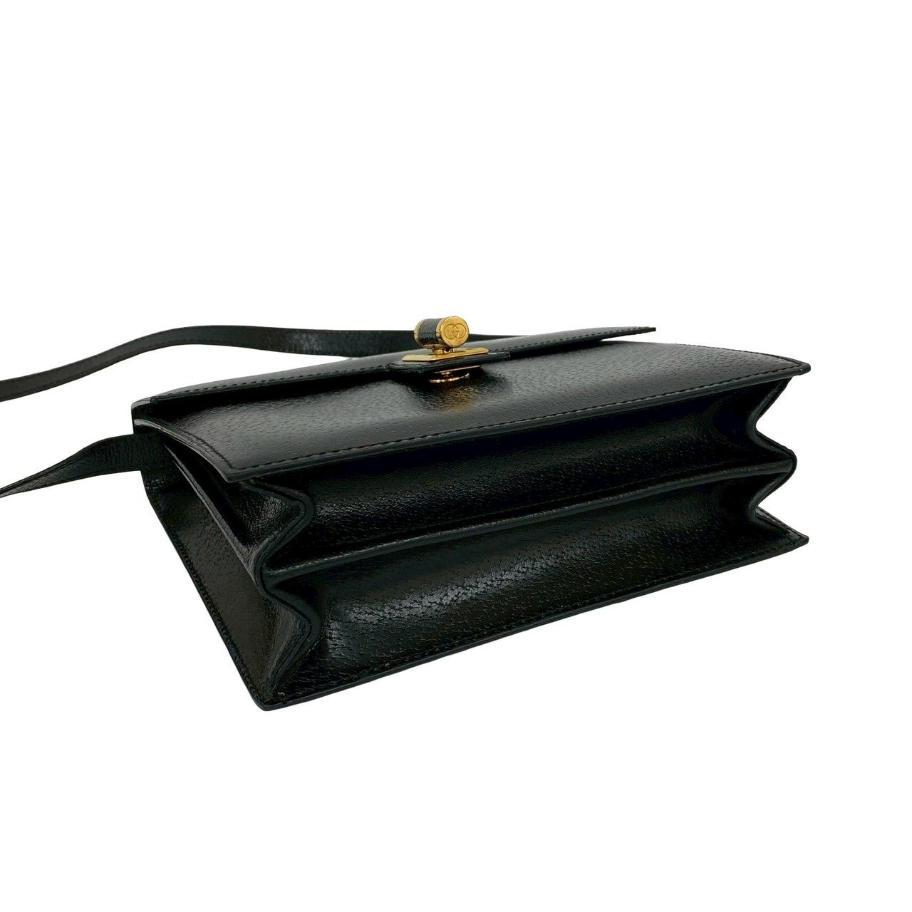 GUCCI Shoulder Bag leather black