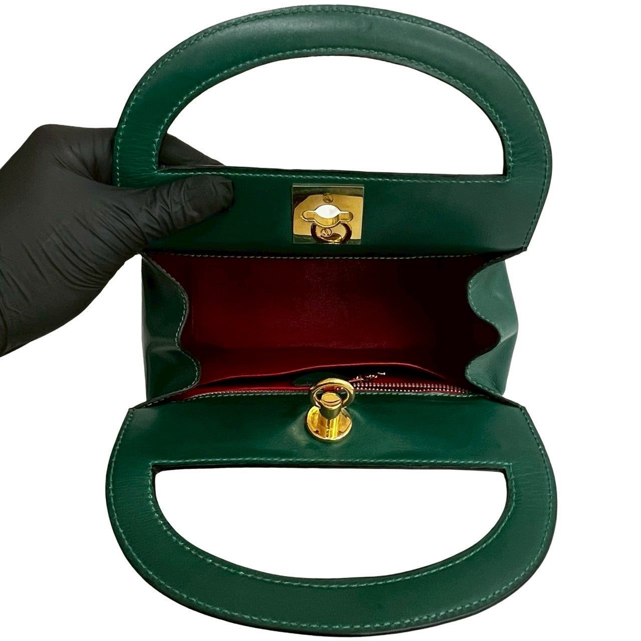 CELINE Handbag Calfskin green