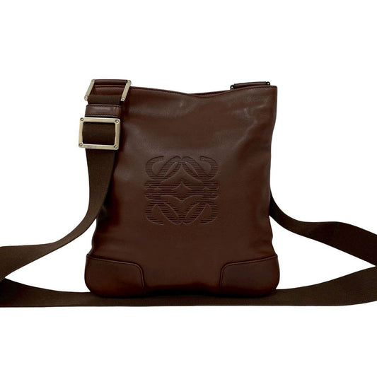 LOEWE Shoulder Bag leather Brown