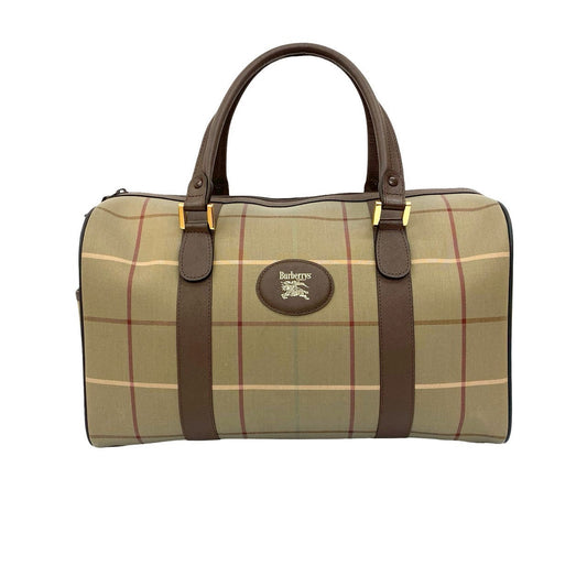 BURBERRY Boston Duffel bag canvas Brown